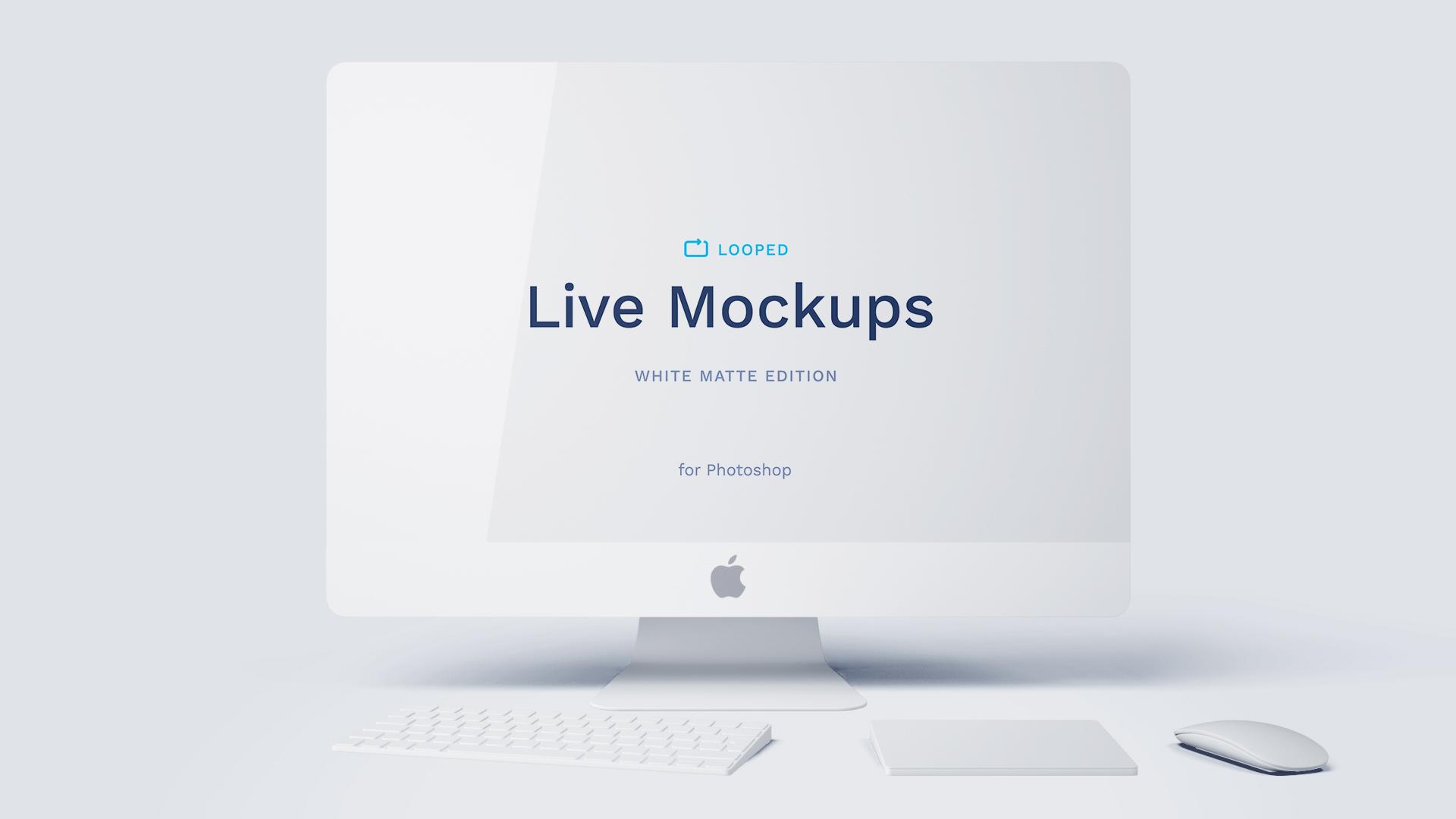 绝佳的苹果系mockup - iMac（psd+sketch）－uikit.me