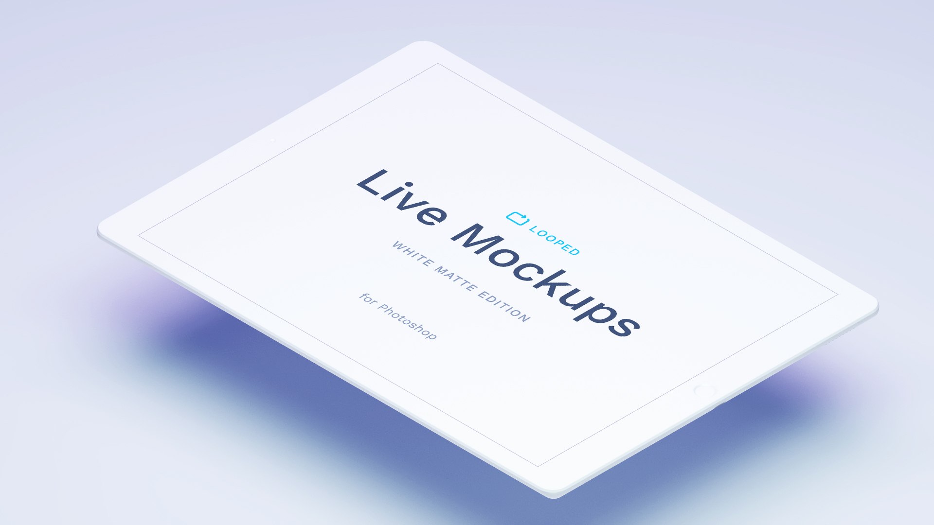 绝佳的苹果系mockup - iPad（psd+sketch）－uikit.me