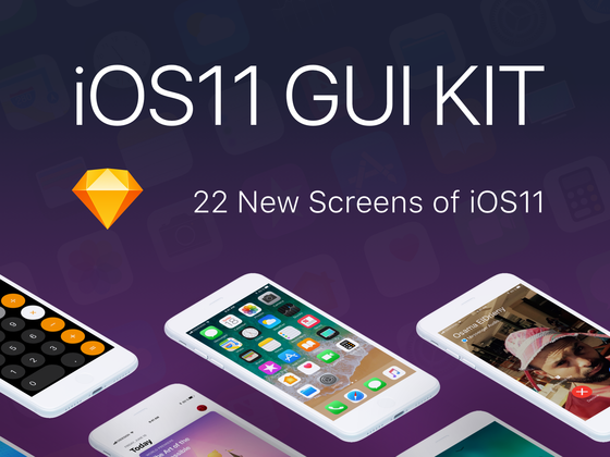 iOS 11 GUI (Sketch)－uikit.me